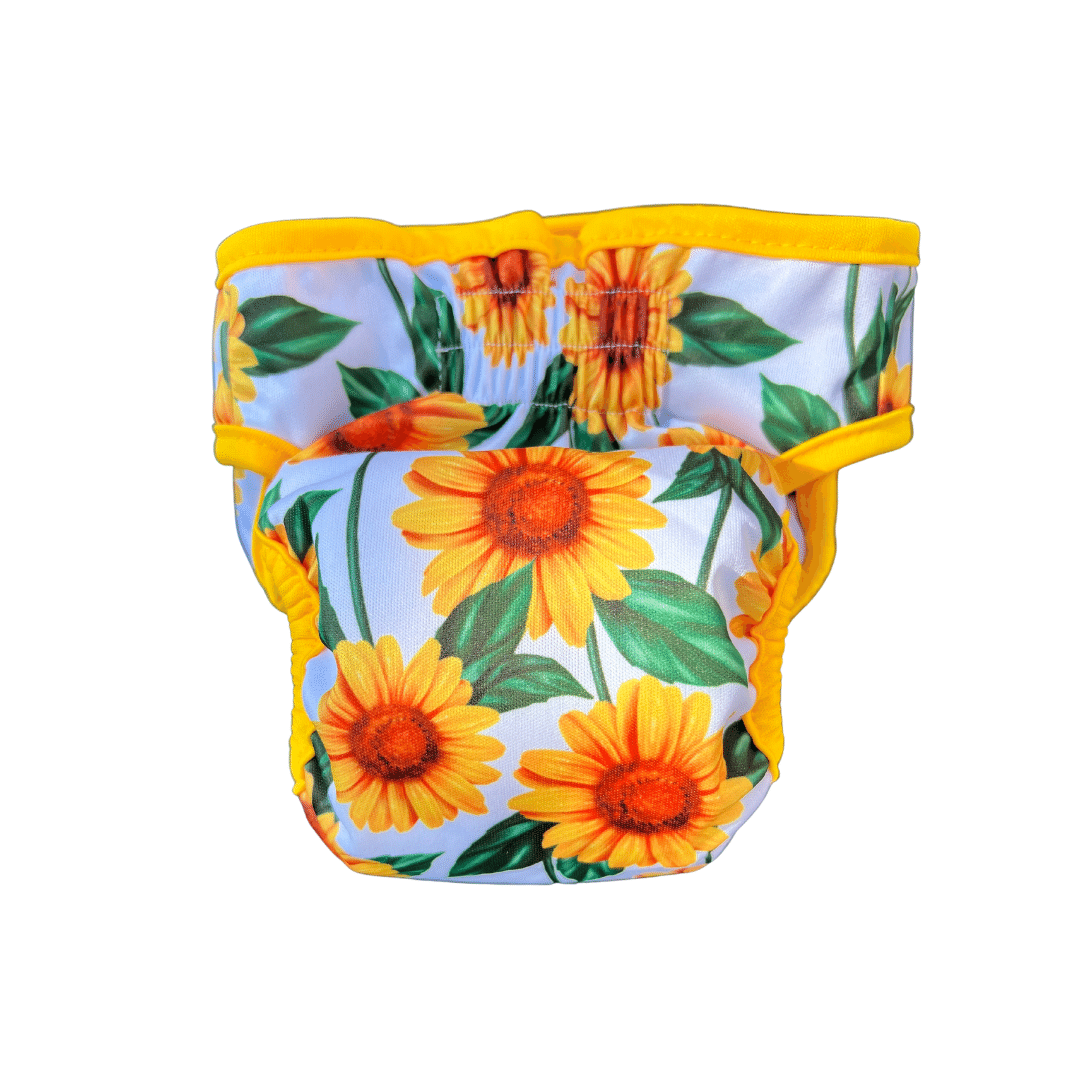 Tailless Pet Diaper (Enchanted Sunflower)
